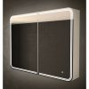 Зеркало-шкаф Art&Max Verona 90х80 белое, с LED-подсветкой, 6000К