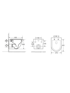 Унитаз подвесной WeltWasser MERZBACH 043 MT-WT (10000010279)