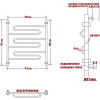 Полотенцесушитель водяной Ника Curve ЛZ 80/40-3