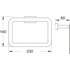 Полотенцедержатель BELZ B903 B90304 черный матовый
