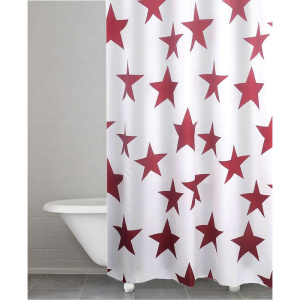 Штора для ванной Ridder Star 403306 красная