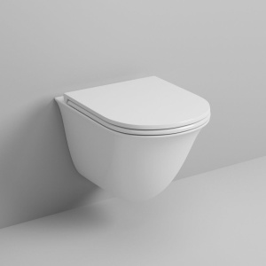 Унитаз подвесной Grossman GR-4412S безободковый, белый глянцевый