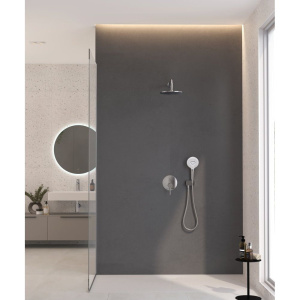 Душевой комплект Kludi Bozz 386710576 С ВНУТРЕННЕЙ ЧАСТЬЮ