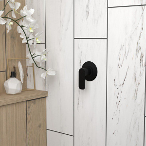 Смеситель для душа Paini Nove 09YO690 С ВНУТРЕННЕЙ ЧАСТЬЮ, черный