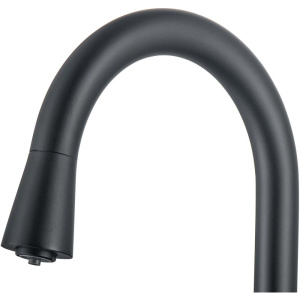 Смеситель для кухни Акватек AQ1085MB, с краном для питьевой воды, матовый черный