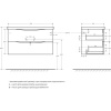 Тумба с раковиной BelBagno Marino 90 capucino lucido