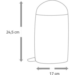 Купить Мусорное ведро Ridder Scotty 2172600 3 л, белое в Москве с доставкой Мусорное ведро Ridder Scotty 2172600 3 л, белое