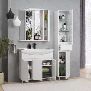 Шкаф-пенал SanStar Bianca напольный, белый