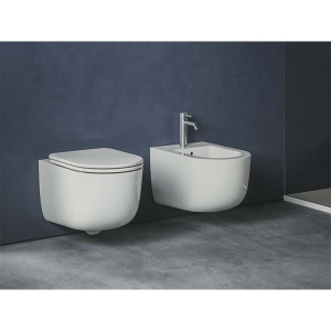 Купить Биде подвесное Hatria Futura Y9B801 белое в Москве с доставкой Биде подвесное Hatria Futura Y9B801 белое