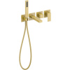 Смеситель для ванны с душем Timo Selene 2014/17YSM С ВНУТРЕННЕЙ ЧАСТЬЮ, золото матовое