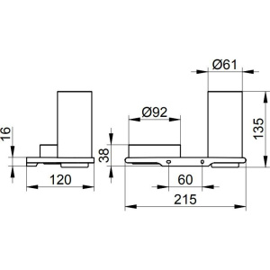 Купить Стакан Keuco Edition 400 11554 с чашей для мелочей, бронза в Москве с доставкой Стакан Keuco Edition 400 11554 с чашей для мелочей, бронза