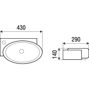 Рукомойник Weltwasser WW Aisbach 5011 L