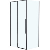 Душевой уголок RGW Stilvoll SV-12B+70 см (138,5-140)x70x195 профиль черный матовый, стекло прозрачное