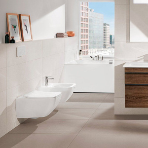 Унитаз подвесной Villeroy & Boch Venticello 4611 R0 01 безободковый, альпийский белый