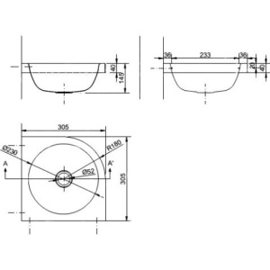 Рукомойник Nofer 13037.B