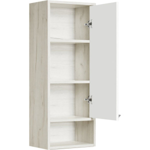 Шкаф AQUATON Флай R, дуб крафт, белый