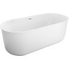 Акриловая ванна BelBagno BB709-1700-780 170x80 см, отдельностоящая, овальная, со сливом-переливом, с донным клапаном