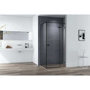 Душевой уголок Cezares Bellagio BELLAGIO-A-1-100-C-NERO 100х100, черный