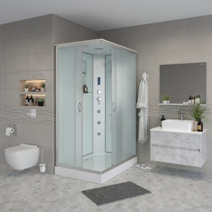 Душевая кабина Niagara Classic NG-43185-14QF, 110х80 см, с гидромассажем и пультом управления