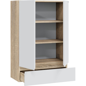 Шкаф СаНта Марс 60, белый, янтарный