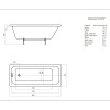 Акриловая ванна Aquatek Мия 165x70 MIY165-0000001