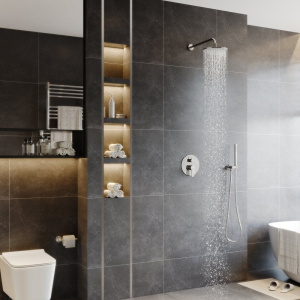 Душевой комплект Berges Nardis 2R 071003 С ВНУТРЕННЕЙ ЧАСТЬЮ, хром