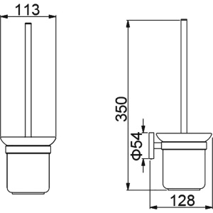 Ершик Timo Saona 13061/00, хром