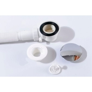 Купить Сифон для поддона Royal Bath низкий, с гофрой в Москве с доставкой Сифон для поддона Royal Bath низкий, с гофрой