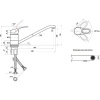 Смеситель для кухни Славен Дача Б СЛ-ОД-Б21