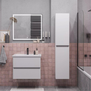 Тумба с раковиной SanStar Велья 70 подвесная, белая