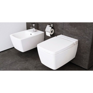 Унитаз подвесной VitrA Metropole 7672B003-1687 с функцией биде, микролифтом и встроенным смесителем