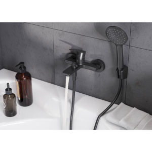 Купить Смеситель для ванны с душем Santek Арма WH5A10007N001 в Москве с доставкой Смеситель для ванны с душем Santek Арма WH5A10007N001