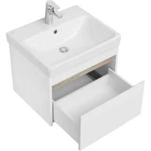 Тумба с раковиной AQUATON Марти 55 ясень шимо