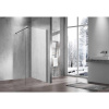 Душевая перегородка Vincea Walk-in VSW-1H700CLGM 70 см, профиль вороненая сталь, стекло прозрачное