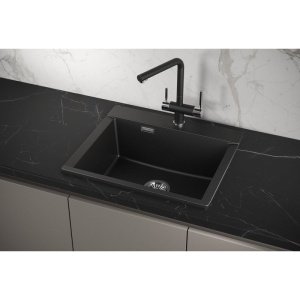 Мойка кухонная Granula Estetica 5804, шварц