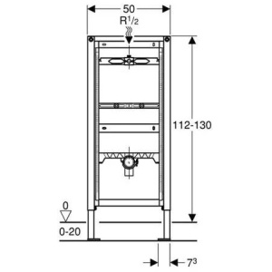 Инсталляция для писсуара Geberit Duofix 111.686.00.1
