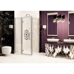 Душевой уголок Ambassador Royal 18015110-L 120х80 см, профиль хром