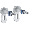 Комплект унитаз с инсталляцией и сиденьем микролифт Grohe Rapid SL 36501000 безободковый
