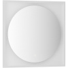 Зеркало Defesto Eclipse DF 2227S 70х70 белая рама, с LED-подсветкой, 4500К, сенсорный выключатель