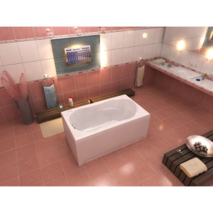 Акриловая ванна Bas Кэмерон 120x70 см, с каркасом