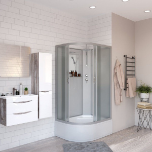 Купить Душевая кабина Niagara Classic NG-2310-14RBKT, 120х80 см, без крыши, с тропическим  душем в Москве с доставкой Душевая кабина Niagara Classic NG-2310-14RBKT, 120х80 см, без крыши, с тропическим  душем