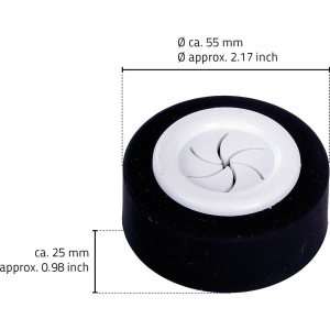 Крючок Ridder 131040610 с захватом, самоклеящийся, черный