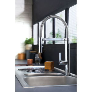 Смеситель для кухни Jacob Delafon Spirale E23310-CP с гибким изливом