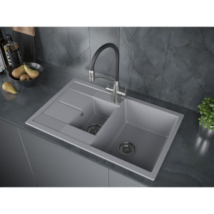 Смеситель для кухни Paulmark Siegen Si213111-NI, с гибким изливом