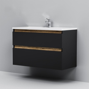 Купить Мебель для ванной AM.PM X-Joy 100 подвесная, черная матовая в Москве с доставкой Мебель для ванной AM.PM X-Joy 100 подвесная, черная матовая