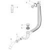 Слив-перелив для ванны Hansgrohe Flexaplus 58141180 удлиненный