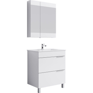 Зеркало-шкаф Aqwella Brig 70 белое