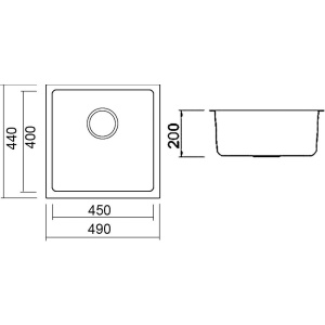 Купить Мойка кухонная Seaman Eco Roma SMR-4944A в Москве с доставкой Мойка кухонная Seaman Eco Roma SMR-4944A