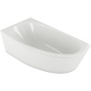 Акриловая ванна Акватек Дива L 170x90 см, угловая, с каркасом, асимметричная