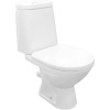 Унитаз-компакт Rosa Сканди Люкс белый, с микролифтом